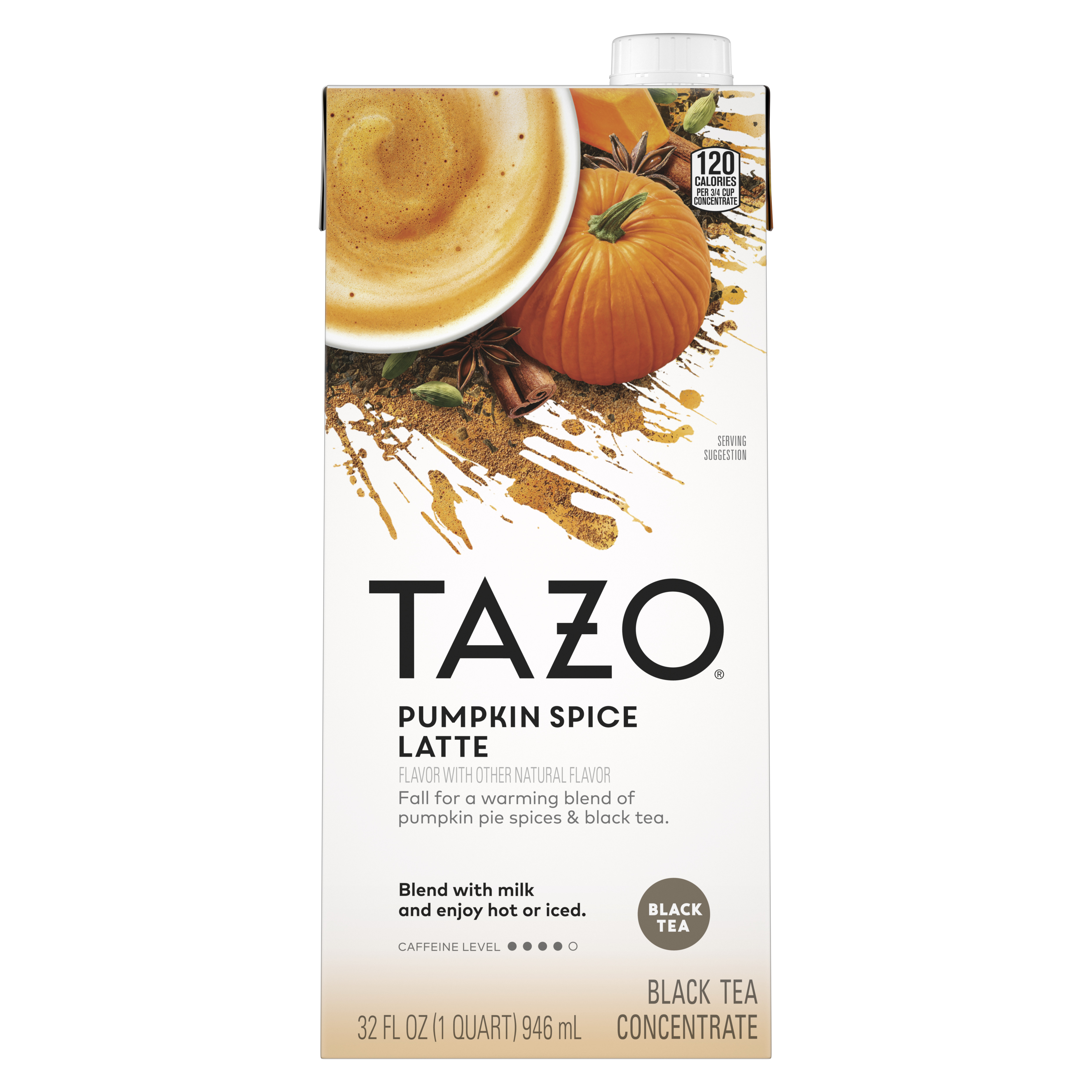 TAZO Passion Iced Tea Concentrate, Herbal Tea, CaffeineFree, 32 oz