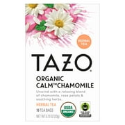 TAZO Regenerative Organic CALM  Chamomile Tea Bags, 16 Count Box