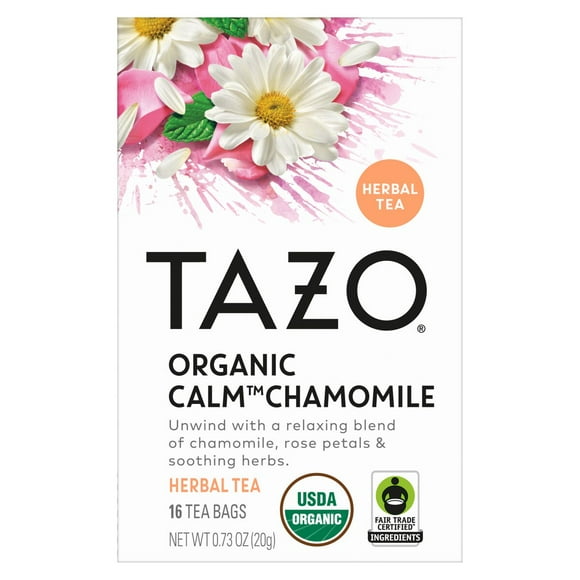 TAZO Regenerative: Organic CALM Chamomile Tea Bags, 16 Count Box