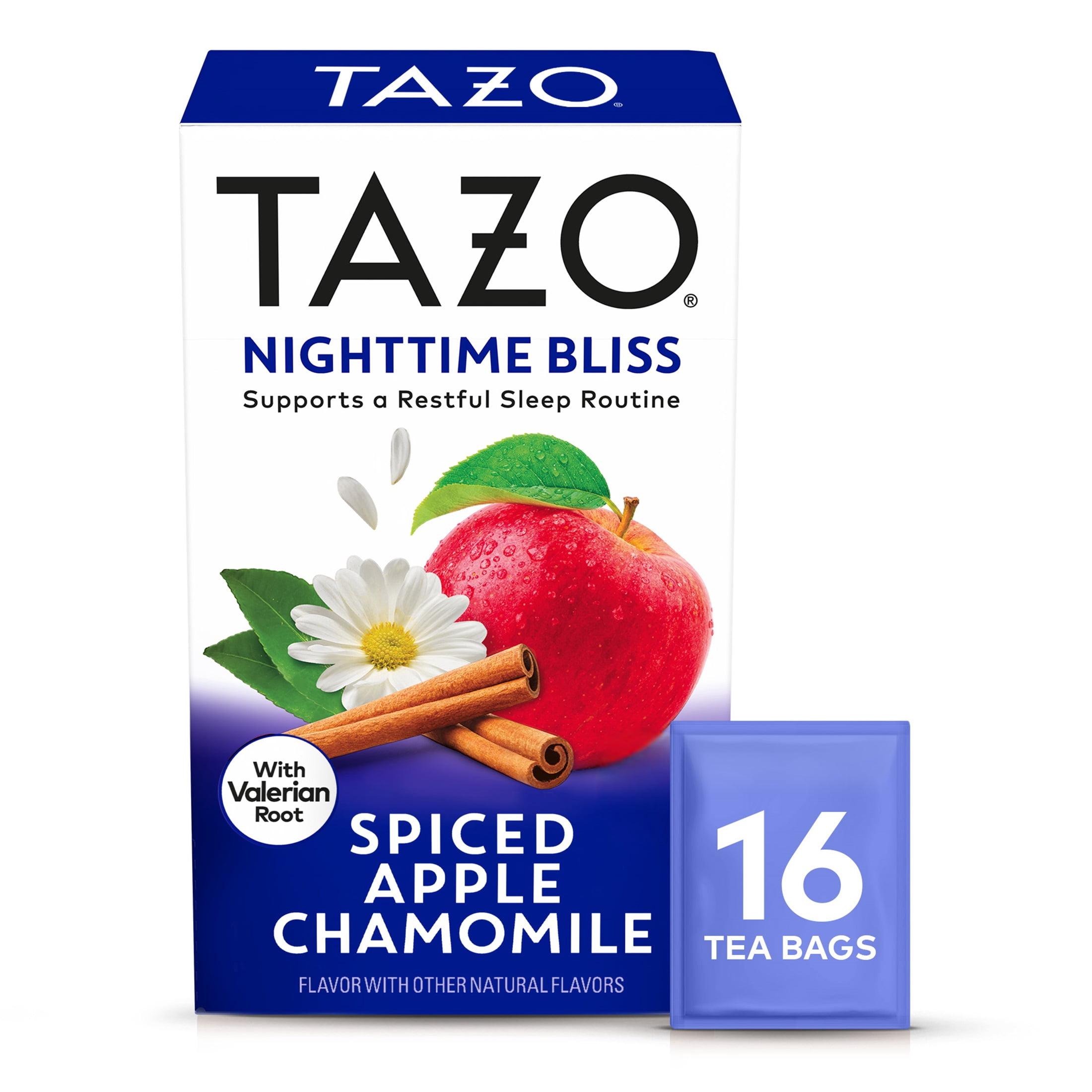 TAZO Sleep Tea, Nighttime Bliss—Chamomile Valerian Root, Spiced