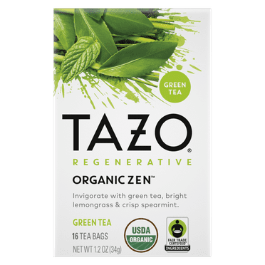TAZO Organic Zen Green Tea Bags, 16 Count