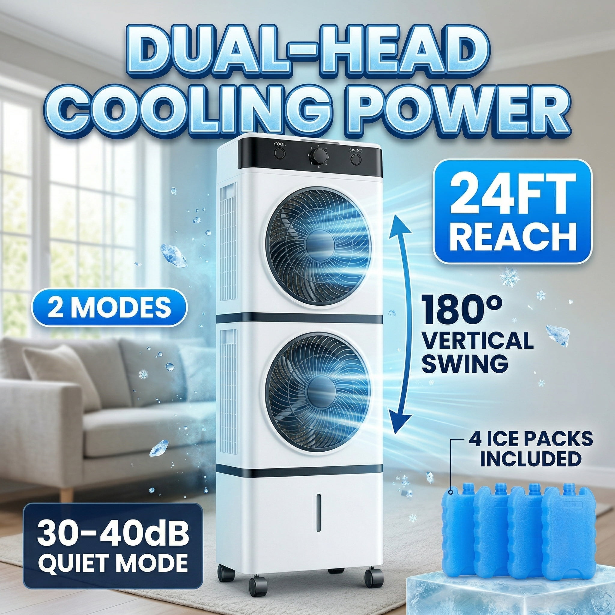 TAZTIR Evaporative Air Cooler for Indoor