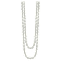 TAZZA WOMEN'S 10MM WHITE FAUX PEARL LONG NECKLACE #N114110674