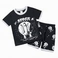 thumbnail image 1 of TAmten Boys Clothes Size 7-8 Outfits Sets Boys Summer Tees Clothes Outfits Dinosaur Tops Comfortable Pants Stretchy Set Kids Clothes(Black,7-8 Years), 1 of 6