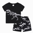 thumbnail image 1 of TAmten Kids Clothes Boys Toddler Outfit Sets Child Spring Summer Cotton Round Neck Print Sleeveless Basketball 1t 2t 3t 4t 5t 6t T-Shirt + Shorts T Shirt Set 2PCS(Black,2-3Years), 1 of 9
