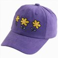 thumbnail image 1 of TAmten Baseball Hat for Toddler Girls, Cute Embroidered Adjustable Vintage Washed Kids Baseball Cap Size 3-8 Years, 1 of 7