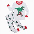 thumbnail image 1 of TAmten Boys Pajamas Long Sleeve Boys Long Sleeve Top and Pants Snug Fit Cotton 2 Piece Pajama Sets Size 6-7 Years, 1 of 9