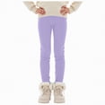 thumbnail image 1 of TAmten Girl Leggings Size 7-8 Girls Fleece Lined Leggings High Waisted Stretchy Thick Thermal Soft Tights Pants Toddler Kids Cozy Winter Warm Pant(Light Purple,13-14 Years), 1 of 7