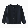thumbnail image 1 of TAmten Girls' 3T 4T 5T 6T 7T Toddler Long Sleeve Knit Sweater Solid Button Up School Uniform Cardigan Outerwear Navy,12-18 Months, 1 of 4