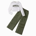 thumbnail image 1 of TAmten Girls Clothing Sets Girls Clothes Kids Fall Winter Outfits Long Sleeve Top Pants Casual Little Girl Clothing Size 11-12 Years, 1 of 9