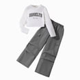 thumbnail image 1 of TAmten Girls Clothing Sets Girls Clothes Kids Fall Winter Outfits Long Sleeve Top Pants Casual Little Girl Clothing Size 12-13 Years, 1 of 9