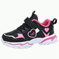 thumbnail image 1 of TAmten Kids Sneakers Boys Tennis Shoes,Girls Running Athletic Walking Lightweight Breathable Toddler Slip On Sneakers(Black,1.5), 1 of 8
