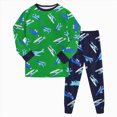 thumbnail image 1 of TAmten Planet Pajamas Sets Dinosaur Cotton Truck 2 Piece Long Sleeve Train Sets Sleepwear Clothes Set Loungewear Size 4-5 Years, 1 of 6