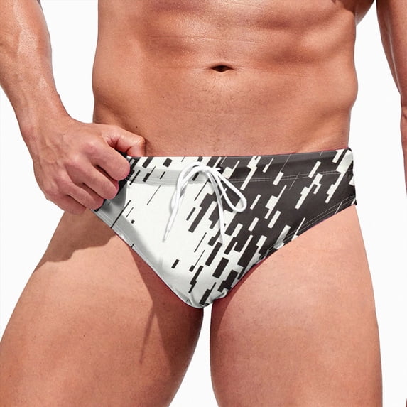 TAmten Swimsuit Men Mens Hot Body Bikini Swimsuit(Grey,XXL)