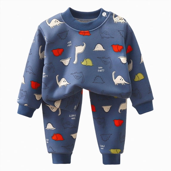 TAmten Toddler Baby Boy Fall Clothes 3M-4T Long Sleeve Printed T-Shirt Tee Tops Pant Fall Outfits & Dailywear Gift Set