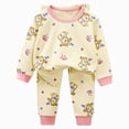 thumbnail image 1 of TAmten Toddler Boy 2-piece Pajamas Sleepwear Pjs for Baby Cute Soft Clothes Suit Dailywear & Loungewear Outfits Set Kids Clothing Outfits Size 7-8 Years, 1 of 4