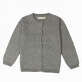 thumbnail image 1 of TAmten Toddler Boys Girls Cardigans Sweater V-Neck Long Sleeve Button Solid Cotton Knit Sweaters 6-12 Months 12-24 Months 2T 3T 4T 5T 6T 7T 8T 9T Children Grey,6-7 Years, 1 of 5
