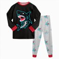 thumbnail image 1 of TAmten Toddler Boys' Sleepwear Bamboo Viscose Kids Long Sleeve Tops and Pants Pajama Sets 6-12 Months 12-24 Months 2t 3t 4t 5t 6t 7t 8t 9t Children Size 2-3 Years, 1 of 8