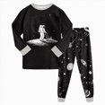thumbnail image 1 of TAmten Toddler Boys' Sleepwear Bamboo Viscose Kids Long Sleeve Tops and Pants Pajama Sets 6-12 Months 12-24 Months 2t 3t 4t 5t 6t 7t 8t 9t Children Size 5-6 Years, 1 of 8