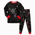 thumbnail image 1 of TAmten Toddler Boys' Sleepwear Bamboo Viscose Kids Long Sleeve Tops and Pants Pajama Sets 6-12 Months 12-24 Months 2t 3t 4t 5t 6t 7t 8t 9t Children Size 8-9 Years, 1 of 8