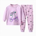 thumbnail image 1 of TAmten Unisex Pajamas Set Boys Girls Pjs for Kids Long Sleeve 2 Piece Sleepwear Nightwear Size 8-9 Years, 1 of 9