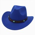 thumbnail image 1 of TAmten Western Cowboy Hat for Kids Classic Roll Up Hat Boys Girl(Blue,3-8 Years), 1 of 4