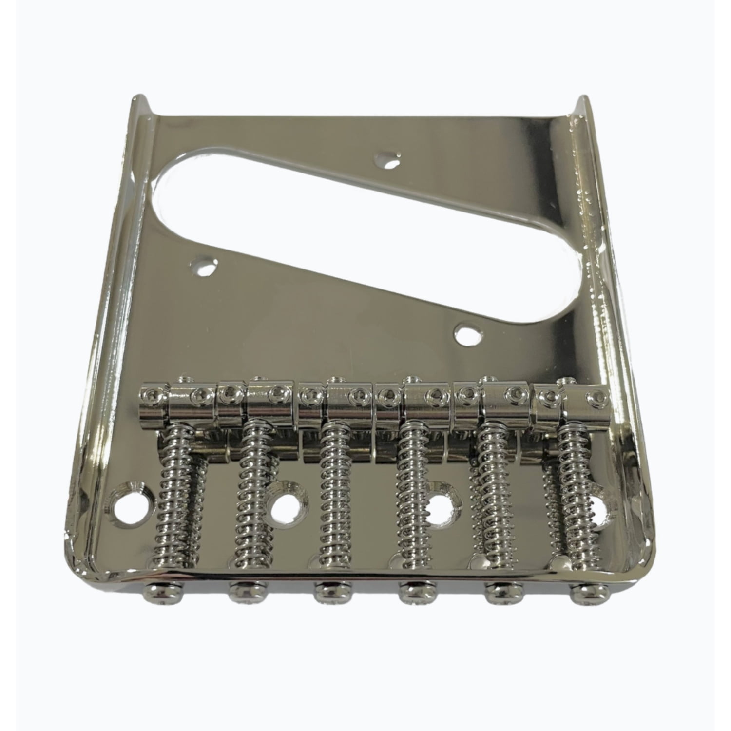 nickel vintage 6 saddle bridge for telecaster
