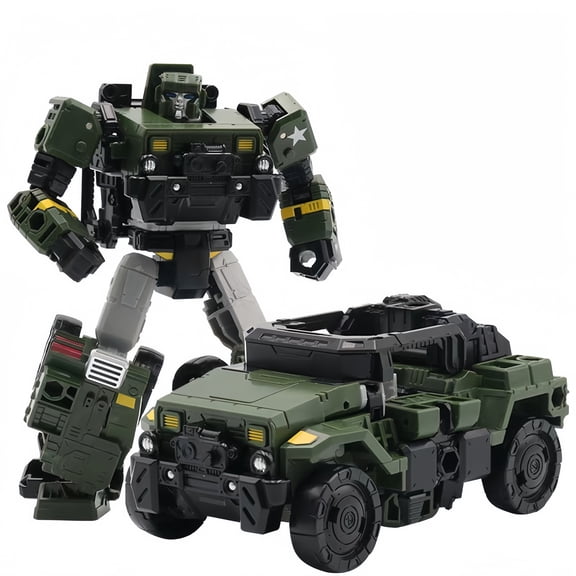 TB-07A Premium Alloy Vehicle Transform Figurine, Dual Form Car-Robot Desktop Display Toy For Young Fans