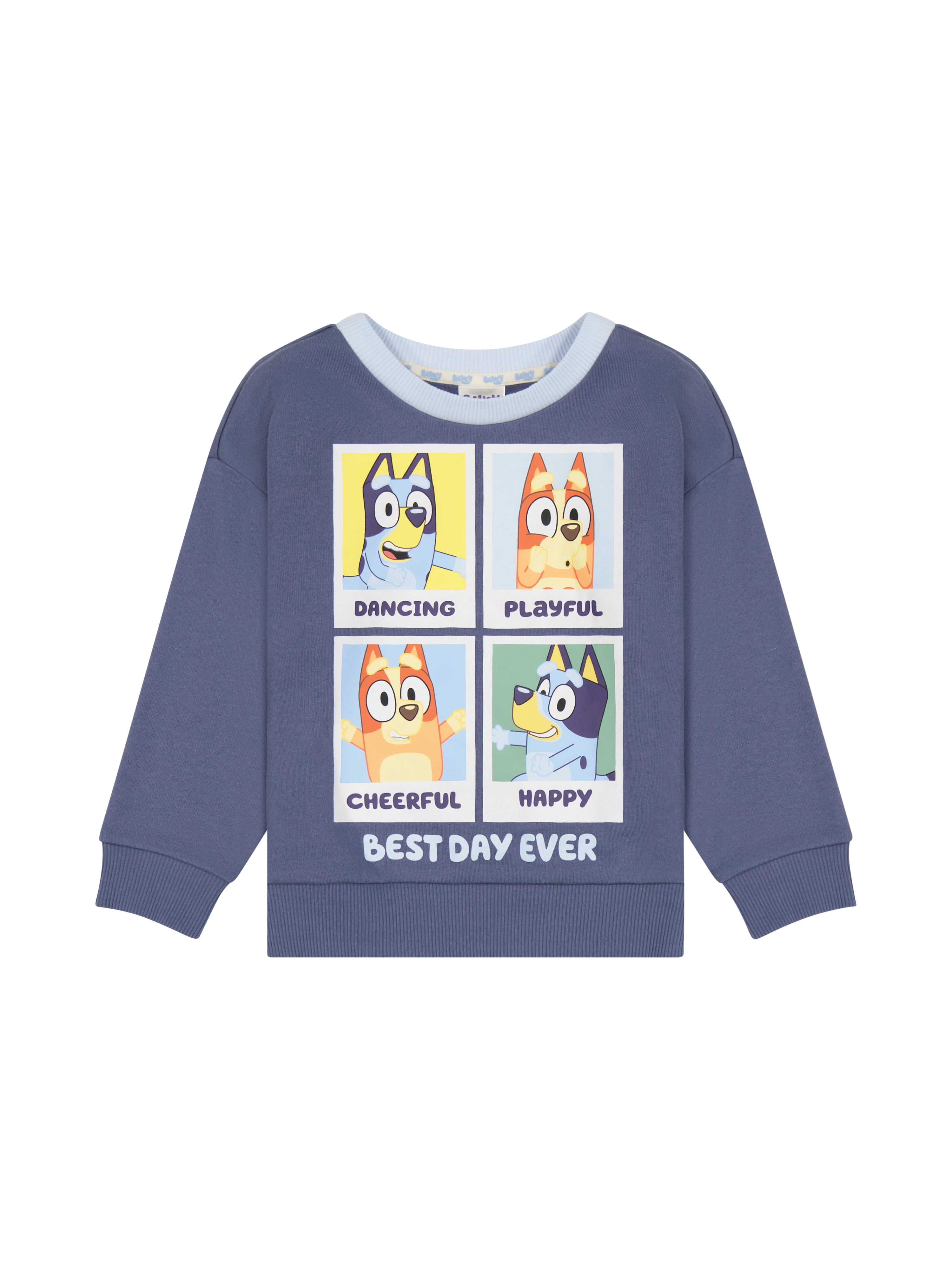 Bluey Toddler Boys Long Sleeve Sweatshirt, Sizes 12 Months - 5T