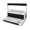 thumbnail image 1 of TB-C20A: TruBind Manual Spiral Coil Binding Machine, Manual Punch, Manual Comb Spreader/Closer, Disengageable Pins, White and Black, 1 of 5