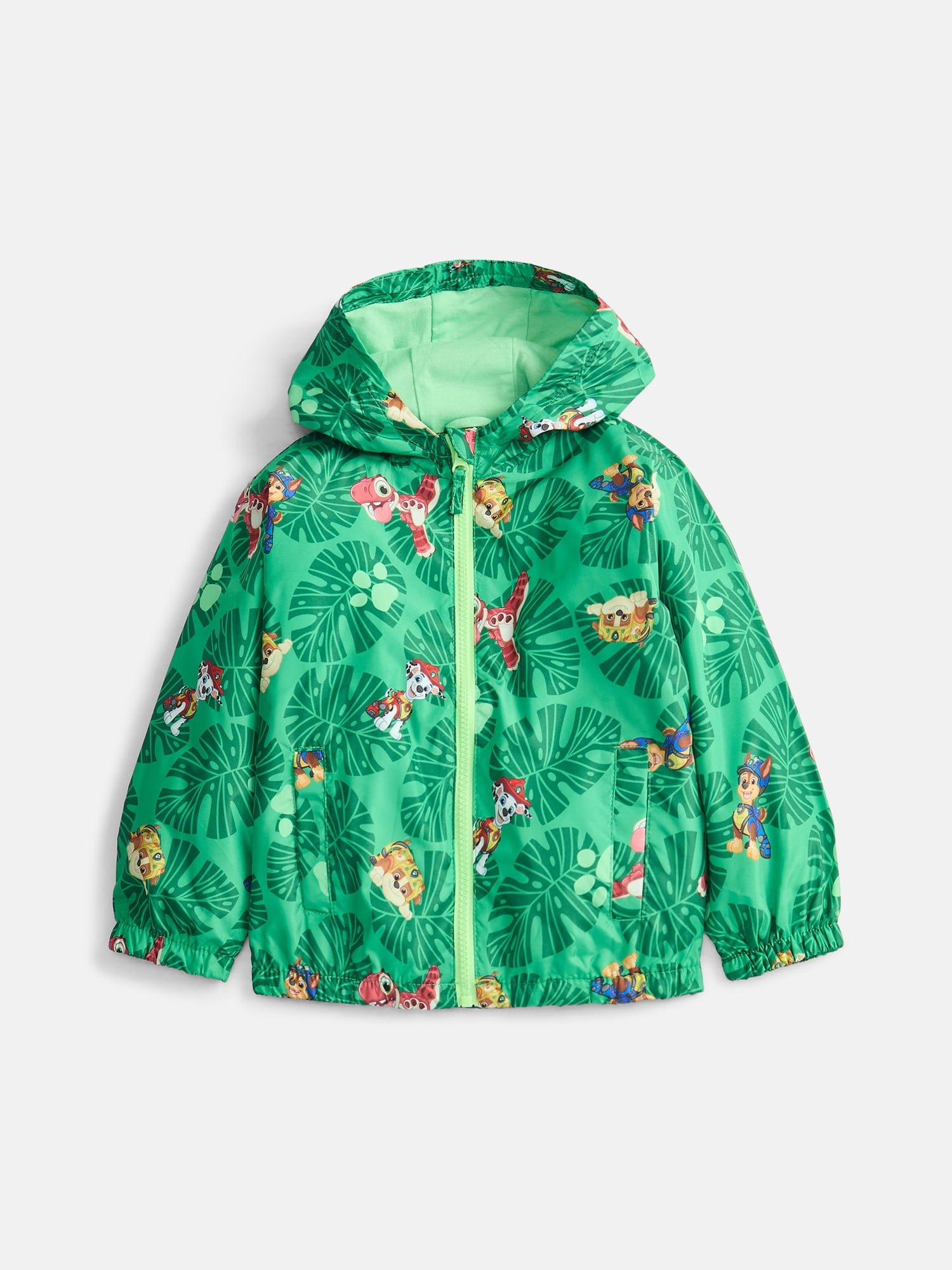 Paw Patrol Toddler Boys Lightweight Windbreaker Jacket, Sizes 2T-5T