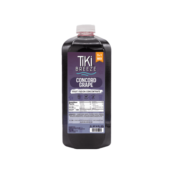 TB Concord Grape Fruit Fusion Beverage Concentrate cs 6/2 ltr