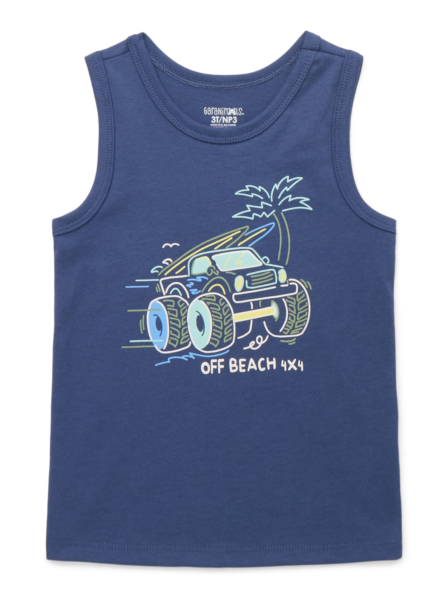 Garanimals Toddler Boys Graphic Jersey Tank Top, Sizes 18M-5T