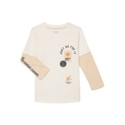Garanimals Toddler Boys Layered Graphic Tee with Long Sleeves, Sizes 18M-5T