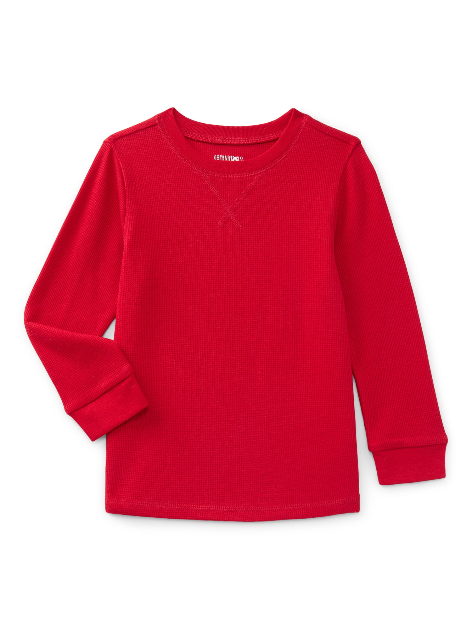 Garanimals Toddler Boys Holiday Micro Thermal Tee, Long Sleeves, Sizes 18M-5T