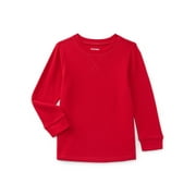 Garanimals Toddler Boys Holiday Micro Thermal Tee with Long Sleeves, Sizes 18M-5T