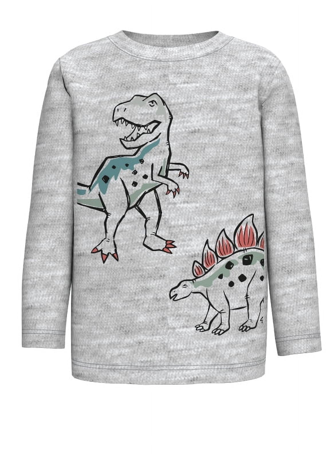 Garanimals Toddler Boy Long Sleeve Graphic T-Shirt, Sizes 18M-5T