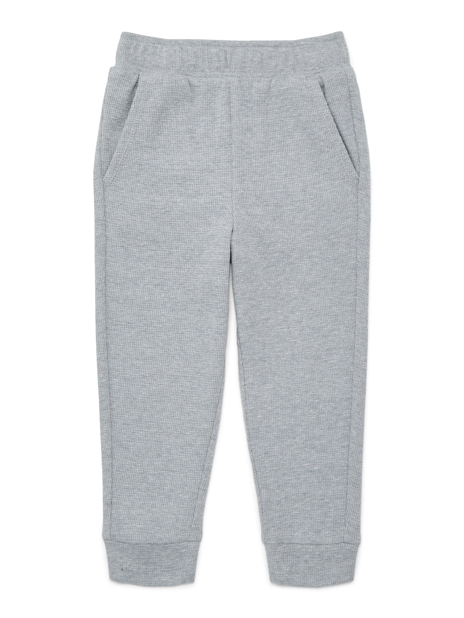 Garanimals Toddler Boys Holiday Solid Micro Thermal Joggers, Sizes 18M-5T