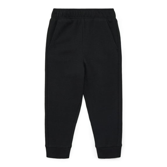 Garanimals Toddler Boys Holiday Solid Micro Thermal Joggers, Sizes 18M-5T
