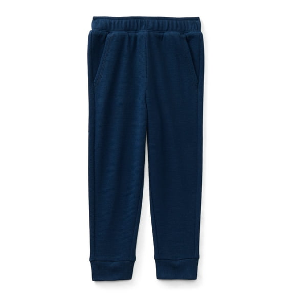 Garanimals Toddler Boys Holiday Solid Micro Thermal Joggers, Sizes 18M-5T