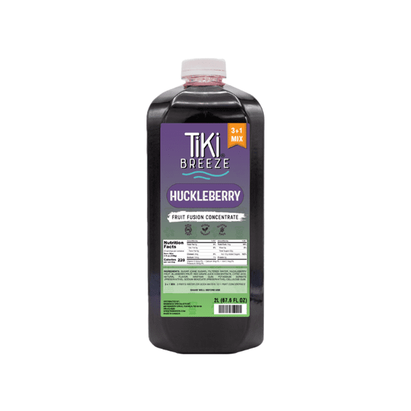 TB Huckleberry Fruit Fusion Drink Mix Concentrate cs 6/2 ltr