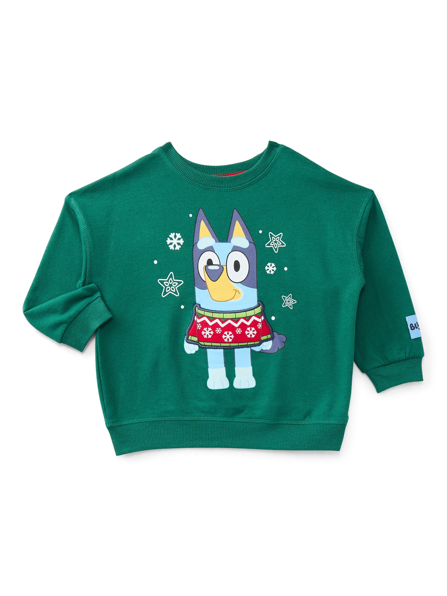 Bluey Toddler Boys Graphic Sweatshirt with Long Sleeves, Sizes 12M-5T