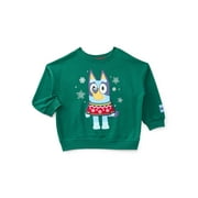 MICKEY MOUSE Bluey Toddler Boys Graphic Sweatshirt with Long Sleeves, Sizes 12M-5T