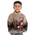 thumbnail image 1 of Mickey Mouse Toddler Boys Plush Fleece Half Zip Sweatshirt, Sizes 12M-5T, 1 of 7
