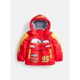 thumbnail image 1 of Disney Cars Toddler Boys Heavyweight Puffer Jacket, Sizes 2T-5T, 1 of 3