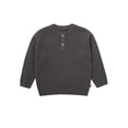 thumbnail image 1 of Modern Moments by Gerber Toddler Boy Waffle Henley Sweater Knit, 12 Months - 5T, 1 of 7