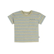 by Gerber Baby and Toddler Boy Organic Loose Fit Top with Pocket, Sizes 0/3 Months - 5T