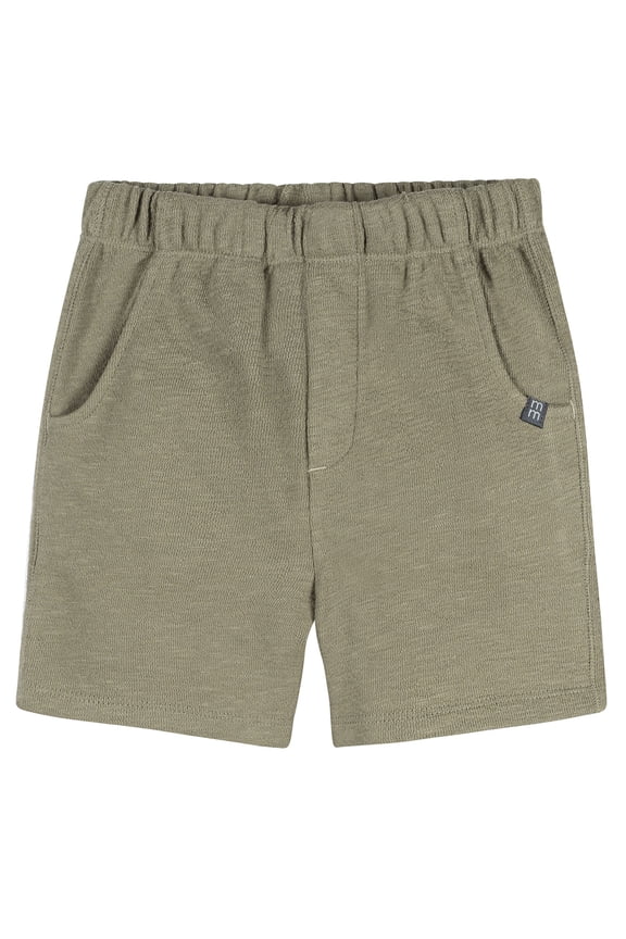 by Gerber Baby and Toddler Boy Organic Shorts with Seam Detail and Pockets, 0/3 Months - 5T