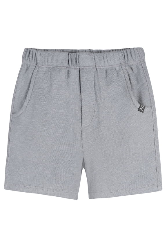 by Gerber Baby and Toddler Boy Organic Shorts with Seam Detail and Pockets, 0/3 Months - 5T