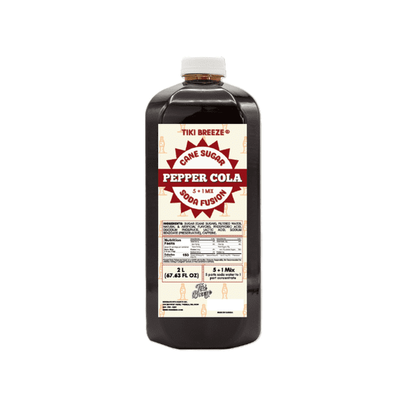 TB Pepper Cola Soda Conc cs 6/2 ltr